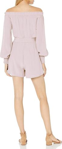 GUESS womens Mellie Long Sleeve Off Shoulder Romper in Saudi Arabia