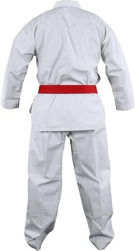 adidas Champion II Taekwondo Dobok Uniform with Black V Neck in Saudi Arabia