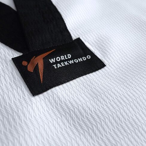 adidas Champion II Taekwondo Dobok Uniform with Black V Neck in Saudi Arabia