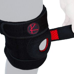 KARM Plus Size Knee Brace for Women & Men Plus Size - Adjustable Knee Support Brace for Meniscus Tear, Arthritis Pain, Compression with Side Stabilizers - Obese People (4XL/5XL/6XL Black) in Saudi Arabia