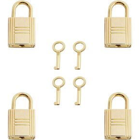 heyous 4pcs Zinc Alloy Archaize Padlocks Key Lock with Key for Wooden Boxes Jewelry Box Storage Box Lockable Diary Book, Gold in Kuwait