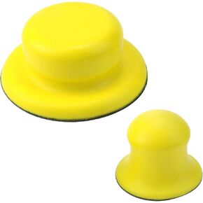 كومغروت 2 قطعة اليد الصنفرة بلوك جولة هوك وحلقة اليد الصنفرة حامل ورق الصنفرة للأعمال الفنية والأثاث الخشبي 3 بوصة و4 بوصة in Kuwait