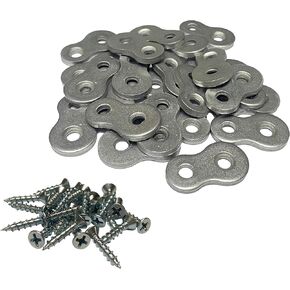 حامل أدوات تثبيت سطح مكتب 8 شديد التحمل مع مسامير [11 مقاوس] - 24 قطعة in Kuwait