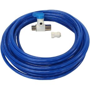 John Guest Water Supply Kit with White LLDPE Tubing, Push to Connect Plastic Plumbing Fitting, WSK-W