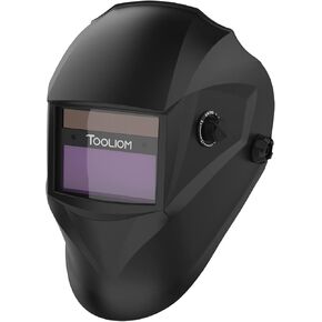 TOOLIOM Welding Helmet Auto Darkening Solar Powered with Adjustable Shade Range 4/9-13 for TIG MIG ARC Welder Hood Welder Mask