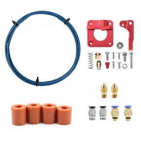 مجموعة ترقية Creality أنابيب تفلون Capricorn PTFE، طارد ألومنيوم، حوامل عمود تسوية من السيليكون الحراري، تركيبات PC4-M6 وPC4-M10، فوهة 0.4 مم لطابعة Creality ثلاثية الأبعاد in Kuwait