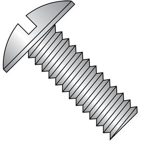 Small Parts 1106MST188 18-8 Stainless Steel Truss Head Machine Screw, Meets ASME B18.6.3, Slotted Drive, #10-32 Thread Size, 3/8" Length, Fully Threaded, Imported (Pack of 100) in Saudi Arabia