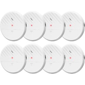 Wsdcam Glass Break Sensor Alarm 125dB Ultra-Slim Wireless Glass Break Detector Window Alarm Vibration Sensor for Home Window and Door Security (8) in Kuwait