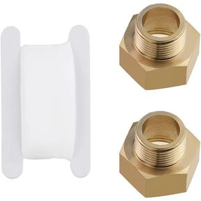 تجهيزات الأنابيب النحاسية، محول أنابيب الصمام NPT، أنبوب ذكر 3/4 بوصة إلى أنثى 1 بوصة (عبوة من قطعتين) لفة من شريط السباكين DN20 إلى DN25 in Kuwait