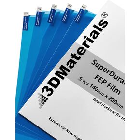 SuperDurable Toughest FEP (140mm x 200mm, 5 Sheets), x5 Tougher, Made in Korea in Saudi Arabia
