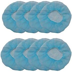 EZ-5 100 pcs (Blue) Disposable Bouffant Caps, Spun-Bounded Poly, Hair Head Cover Net, Non-Woven, Medical, Labs, Nurse, Tattoo, Food Service, Hospital-(21 INCH) in Saudi Arabia