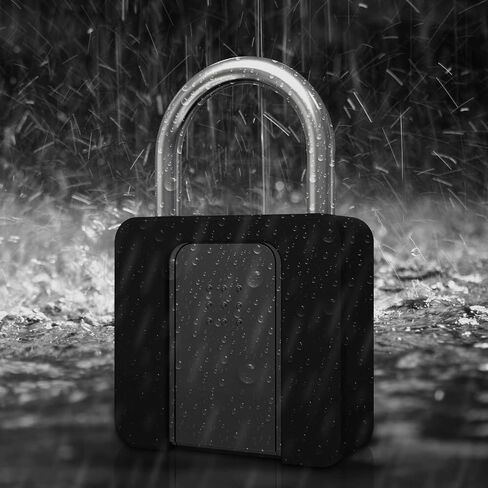 Fingerprint Lock- Dhiedas Fingerprint Padlock with Bluetooth Key, Smart Biometric Padlock Waterproof Outdoor Gate Padlock for Sheds Storage Fence Door in Kuwait
