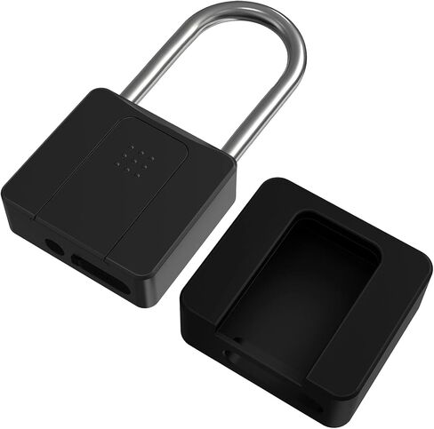 Fingerprint Lock- Dhiedas Fingerprint Padlock with Bluetooth Key, Smart Biometric Padlock Waterproof Outdoor Gate Padlock for Sheds Storage Fence Door in Kuwait