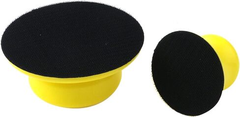 كومغروت 2 قطعة اليد الصنفرة بلوك جولة هوك وحلقة اليد الصنفرة حامل ورق الصنفرة للأعمال الفنية والأثاث الخشبي 3 بوصة و4 بوصة in Kuwait