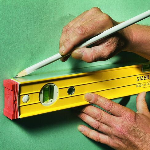 Stabila 78496 Type 196 Heavy Duty Complete 6 Level Kit - 78"/48"/32"/24"/16"/10" Die Cast Magnetic Torpedo Level Includes Nylon Carrying Case, Yellow in Saudi Arabia