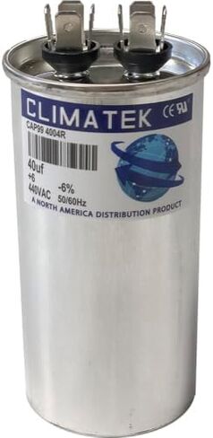ClimaTek Round Capacitor - fits Trane # CPT272 CPT0272 | 40 uf MFD 370/440 Volt VAC in Saudi Arabia