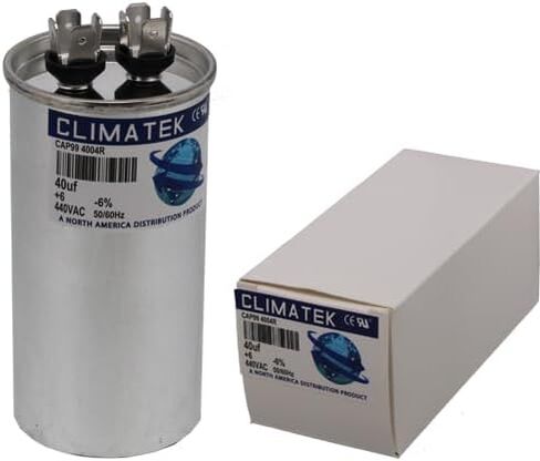 ClimaTek Round Capacitor - fits Trane # CPT272 CPT0272 | 40 uf MFD 370/440 Volt VAC in Saudi Arabia