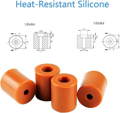 مجموعة ترقية Creality أنابيب تفلون Capricorn PTFE، طارد ألومنيوم، حوامل عمود تسوية من السيليكون الحراري، تركيبات PC4-M6 وPC4-M10، فوهة 0.4 مم لطابعة Creality ثلاثية الأبعاد in Kuwait