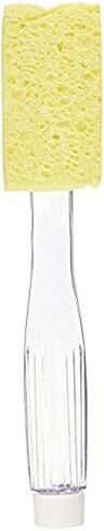 Arrow Dish Sponge With Soap Dispenser Handle and 4 Refill Sponges - Fillable Dish Wand for Quick, Convenient Cleaning - Made in the USA - Easy to Refill, Built-In Scrubber, Ideal for Dishes and Pans in Saudi Arabia