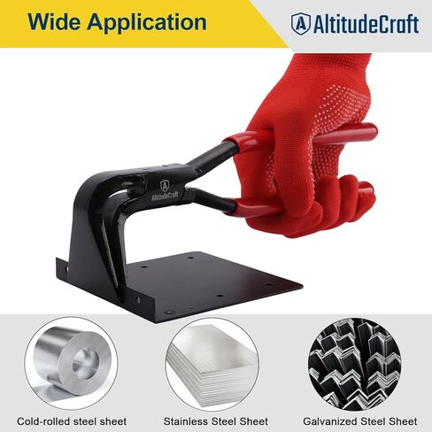 أداة ثني الصفائح المعدنية من AltitudeCraft - أدوات صفائح معدنية للخياطة اليدوية مكونة من 3 قطع - مجموعة أدوات ثني معدنية مستقيمة و45 درجة و90 درجة in Kuwait