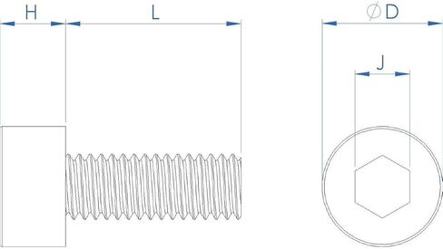 M4 x 40MM Socket Head Cap Screws,304 Stainless Steel, Quantity 30 in Kuwait