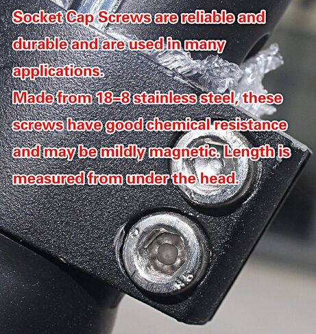 M4 x 40MM Socket Head Cap Screws,304 Stainless Steel, Quantity 30 in Kuwait