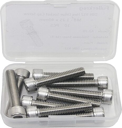 M4 x 40MM Socket Head Cap Screws,304 Stainless Steel, Quantity 30 in Kuwait
