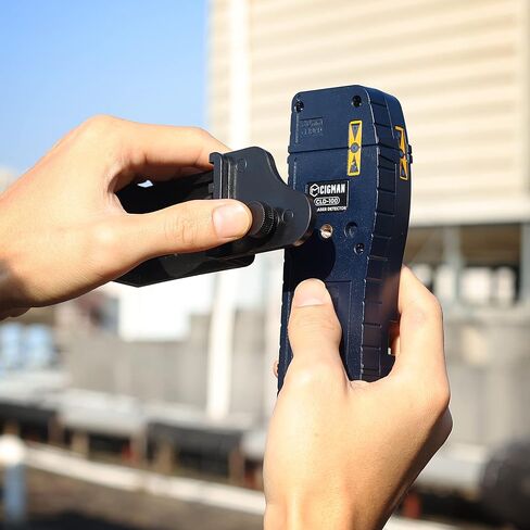 كاشف ليزر سيجمان لمستوى الليزر الخطي، ليزر أخضر وجهاز استقبال شعاع أحمر لليزر الخطي النابض يصل إلى 165 قدمًا، جهاز استقبال ليزر رقمي مع شاشات LED ثلاثية الجوانب، يتضمن مشبك قضيب - CLD 100 in Kuwait