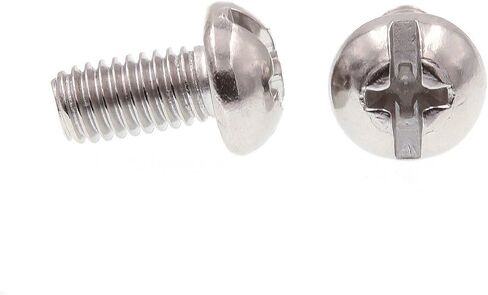 Prime-Line 9004025 Machine Screw, Round Head, Slotted/Phillips Combo, #10-32 X 3/8 in, Grade 18-8 Stainless Steel, Pack of 25 in Saudi Arabia