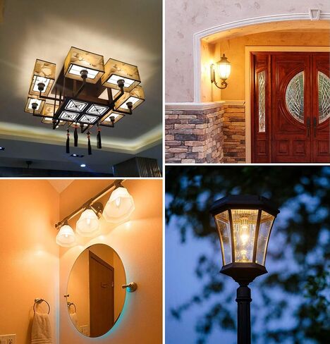 BRIMAX F15 8W Led Porch Light Bulb Outdoor, LED Post Bulb for 75W - 80W Incandescent Equivalent in Saudi Arabia