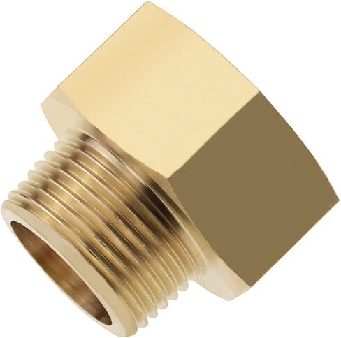 تجهيزات الأنابيب النحاسية، محول أنابيب الصمام NPT، أنبوب ذكر 3/4 بوصة إلى أنثى 1 بوصة (عبوة من قطعتين) لفة من شريط السباكين DN20 إلى DN25 in Kuwait