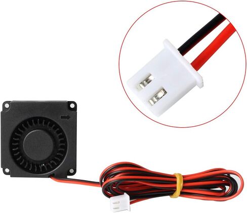 FYSETC 3D Printer Ender 3 Fan 24V 4010 Extruder Hotend Blower Fan 40x40x10mm with 1.2m/47.2inch Connetcting Cable for Ender 3 Pro/ 3V2/3S/3 Max/Ender 5/5S/5 Pro/5 Plus/CR-6 SE -Pack of 2 in Saudi Arabia