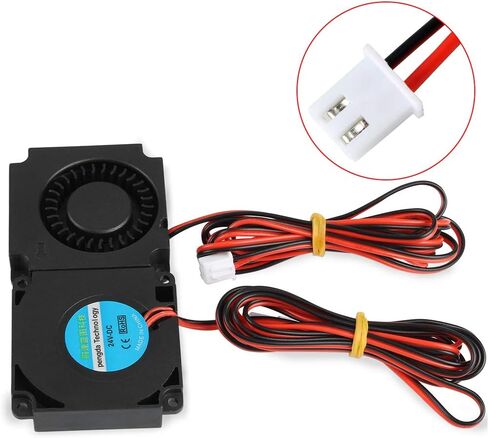 FYSETC 3D Printer Ender 3 Fan 24V 4010 Extruder Hotend Blower Fan 40x40x10mm with 1.2m/47.2inch Connetcting Cable for Ender 3 Pro/ 3V2/3S/3 Max/Ender 5/5S/5 Pro/5 Plus/CR-6 SE -Pack of 2 in Saudi Arabia