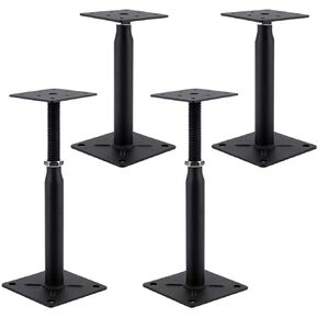 YEUQWJ Adjustable Support Jack for The Floor,Post Floor Joist Jacks,Floor Beam Leveler,RV Step Stabilizer,Mini Screw Jack- Post 7" to 10" (4Pack)