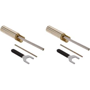 Hardware Essentials 852622 Hardware Essentials Satin Brass Hinge Pin Door Closer, 1 Count (Pack of 1)