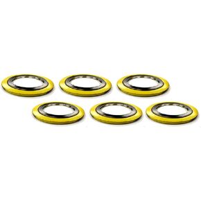 حشية جرح حلزونية من Sterling Seal SSI90008304GR300X6 مع حشو مرن لأنابيب 8 بوصات، فئة الضغط 300#، معرف 9.187 بوصة، 12.125 بوصة OD، 304 SS لفات/جرافيت/حلقة خارجية من الصلب الكربوني (حزمة من 6) in Kuwait