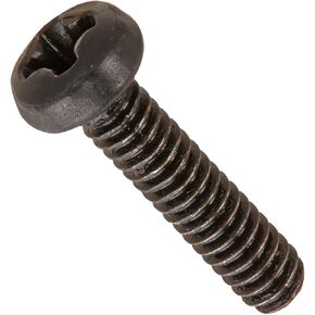 Small Parts Steel Pan Head Machine Screw, Black Oxide Finish, Meets ASME B18.6.3, #1 Phillips Drive, #2-56 Thread Size, 3/8" Length, Fully Threaded, Import (Pack of 100) in Saudi Arabia