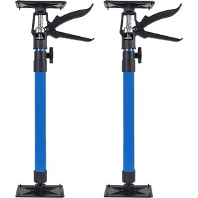 Lifynste Third Hand Tool, Adjustable Support Pole, 3rd Hand Support System, Steel Support Rod for Cabinet Jacks Cargo Bars Drywall Support, Extends from 20 Inch to 45 Inch, 2 Pack, Blue in Kuwait