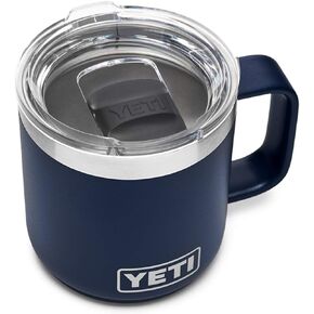 YETI Rambler 10 oz Stackable Mug, Vacuum Insulated, Stainless Steel with MagSlider Lid, Agave Teal