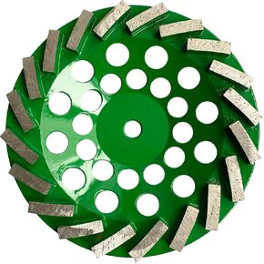 20 Segments Turbo Diamond Cup Wheel 7 inch Concrete Floor Grinder Aggressive Cup Wheel to Remove Painting on Concrete Floor/Cement Slab/Floor Driveway in Saudi Arabia