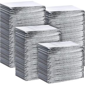 50 Pieces Emergency Mylar Thermal Blanket Bulk 83" x 63" Gigantic Emergency Space Blankets for Survival Silver Foil Reflective Blanket for Heavy Duty Camping Gear First Aid Hiking Outdoor in Saudi Arabia