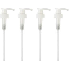 kitchentoolz 2 Black 33mm Hand Pump - Custom Pump Tube Dip Stick Cut to Size (7.74" Length) to fit 32oz Boston Round Glass Growler Bottles - 33-400 Neck Size (Bottles not Included)