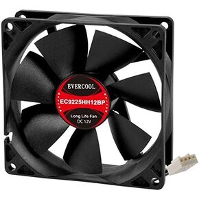 Evercool 12v PWM Fans (40x15mm, Black)