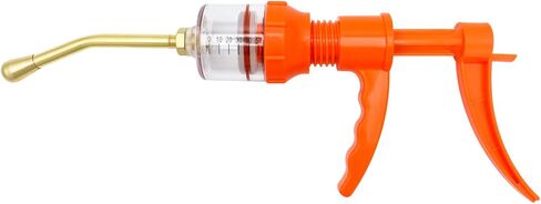 QWORK 50ML Syringe, Metal Head Prevents Bite Damage in Kuwait