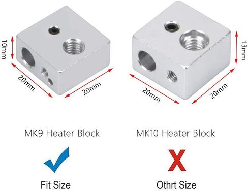 ايفيجيت غطاء سخان سيليكون MK8 MK7/8/9 هوتند لطابعة كرياليتي CR-10، 10S، اندر 3، انيت A8 ثلاثية الابعاد in Kuwait