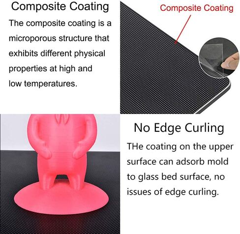 سرير زجاجي أصلي CR-10S Pro لبناء السطح 310 مم × 320 مم × 4 مم وCR-X سطح زجاجي مع تقنية التصاق متقدمة وإزالة أقل أدوات in Kuwait