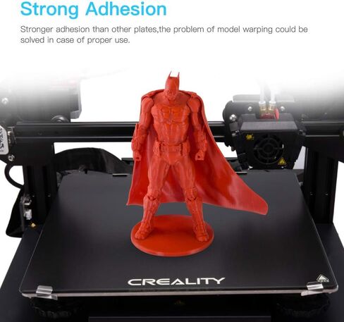 سرير زجاجي أصلي CR-10S Pro لبناء السطح 310 مم × 320 مم × 4 مم وCR-X سطح زجاجي مع تقنية التصاق متقدمة وإزالة أقل أدوات in Kuwait