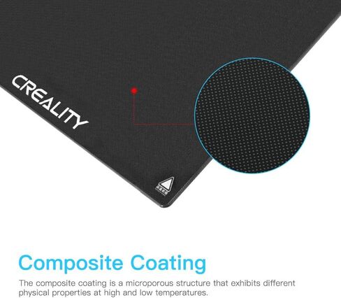 سرير زجاجي أصلي CR-10S Pro لبناء السطح 310 مم × 320 مم × 4 مم وCR-X سطح زجاجي مع تقنية التصاق متقدمة وإزالة أقل أدوات in Kuwait