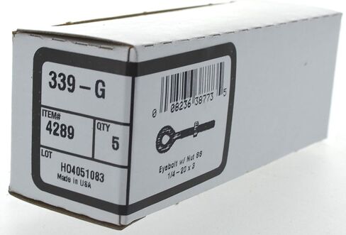 مجموعة The Hillman Group 4289 1/4-20 x 3 بوصة. مسامير العين ستانلس ستيل مع عصا (عبوة من 5 قطع) in Kuwait