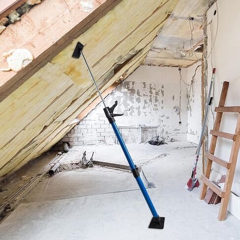 Lifynste Third Hand Tool, Adjustable Support Pole, 3rd Hand Support System, Steel Support Rod for Cabinet Jacks Cargo Bars Drywall Support, Extends from 20 Inch to 45 Inch, 2 Pack, Blue in Kuwait